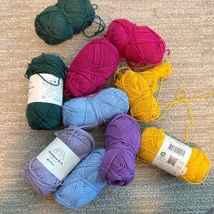 Hobbii Rainbow 8/4 Assorted Yarn 100% cotton